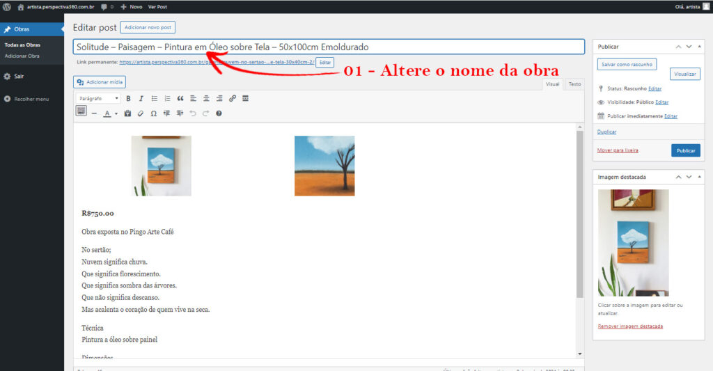 03 - Nome da Obra