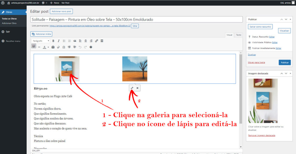 04 - Acessar Galeria