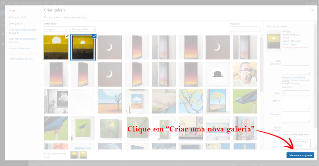 07 - Criando Galeria