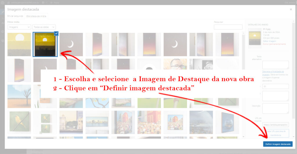 11 - Definir Imagem Destacada